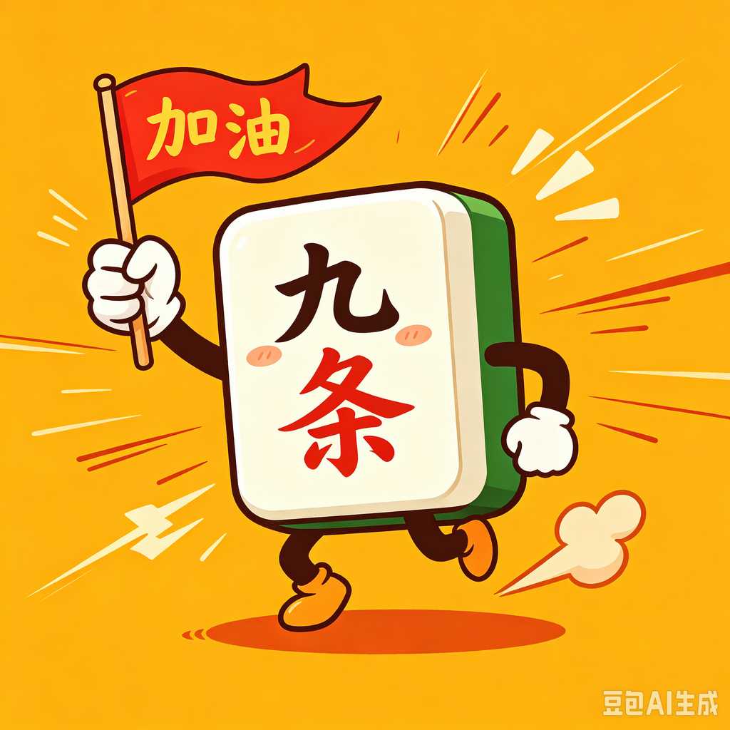 cute mini mahjong tiles set