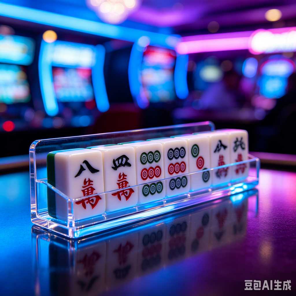 stylish text mahjong set